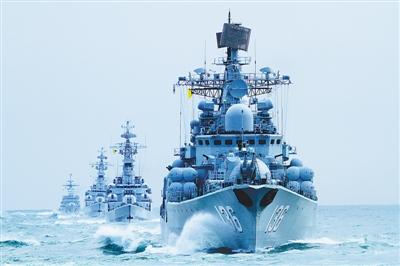 中国海军成立68周年:航行在建设世界一流海军