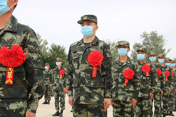 武警北京总队新训三大队喜迎2020年新兵入营