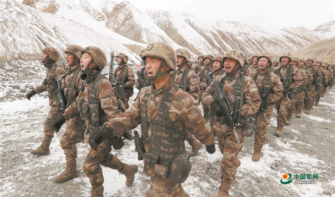 冰雪严寒练犹酣——新疆军区某团实战化演练影像