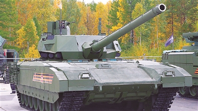 俄“阿玛塔”主战坦克首次亮相国外
