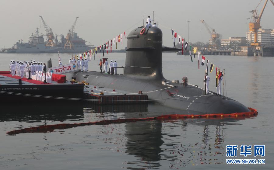 印度海军第三艘“鲉鱼”级潜艇服役