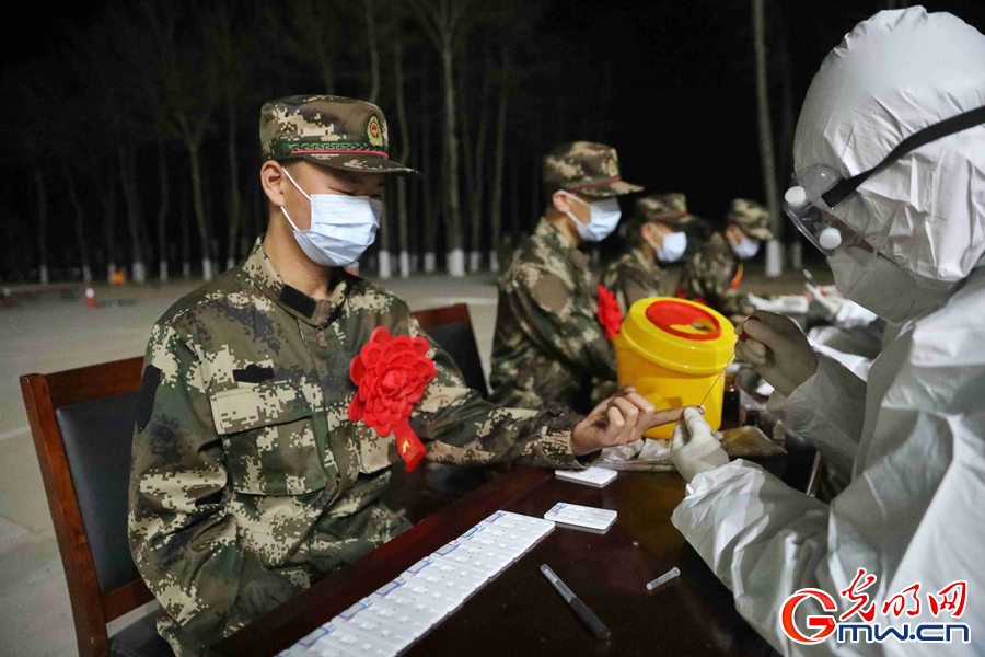 武警北京总队某部迎来2021年度首批春季入伍新兵