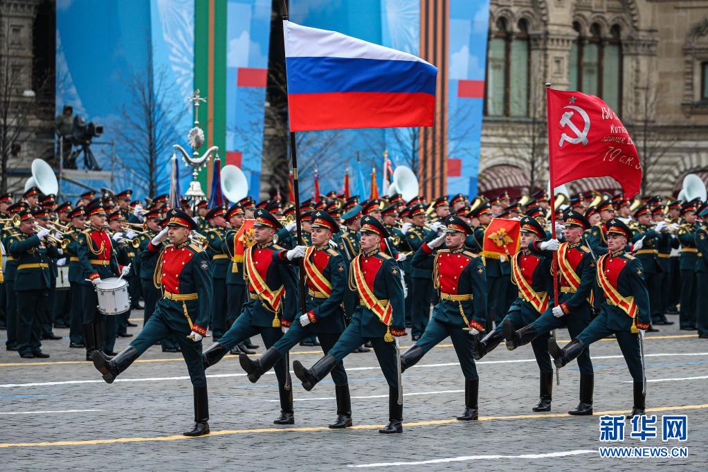 俄罗斯红场盛大阅兵纪念卫国战争胜利76周年