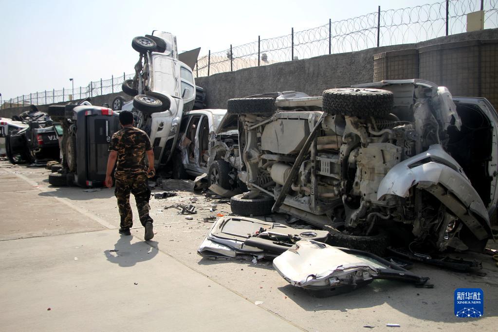 美军撤离后的喀布尔机场