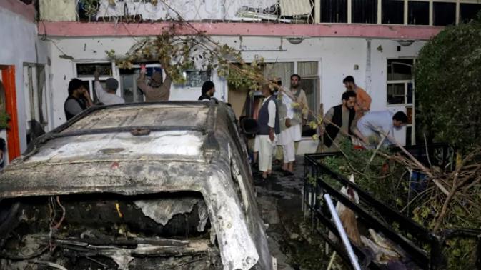 美国中央司令部公布喀布尔空袭致平民死亡事件相关视频