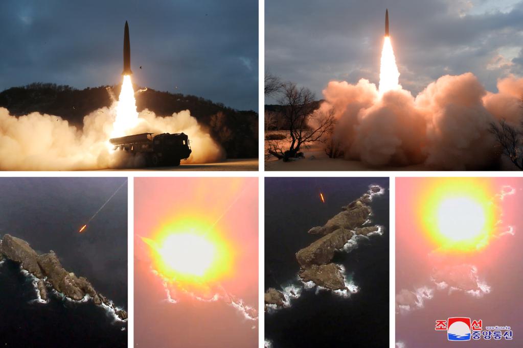 朝鲜进行远程巡航导弹和地对地战术导弹试射