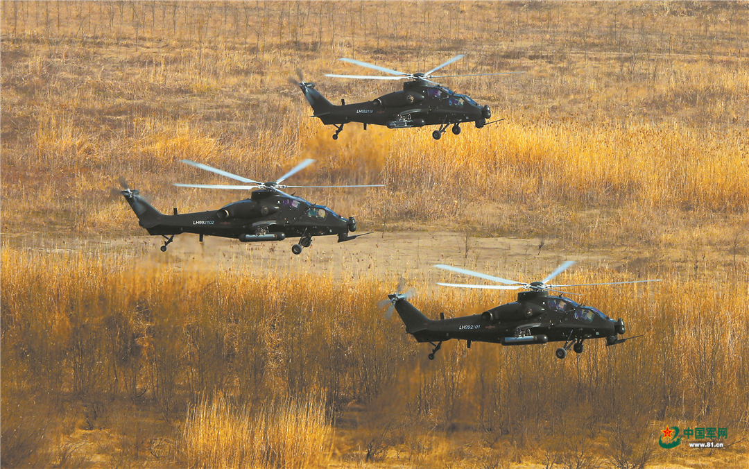 第72集团军某陆航旅跨昼夜飞行训练掠影