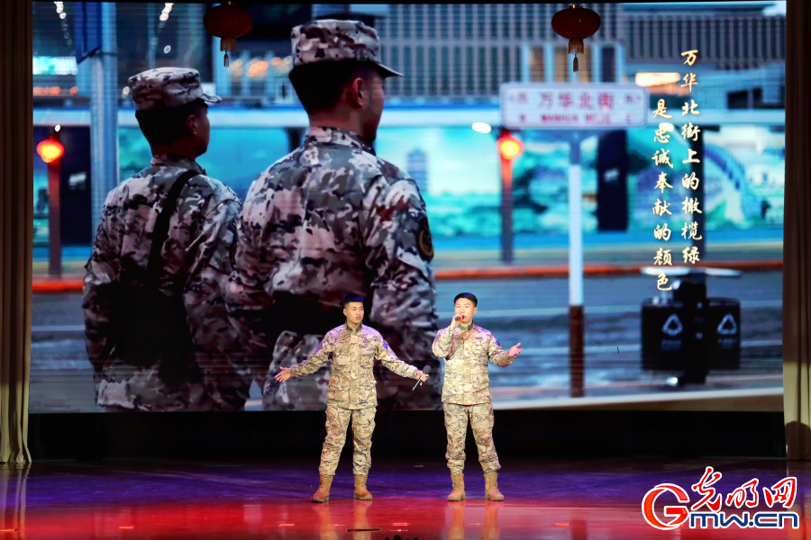 武警北京总队执勤第六支队举办迎新春网络春晚