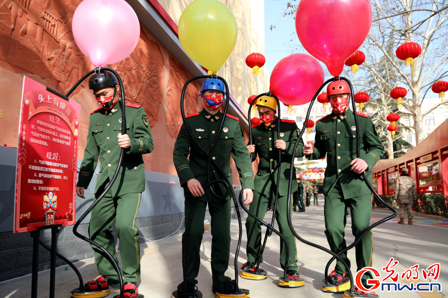 武警北京总队执勤第六支队举办新春团拜会暨军营游园会