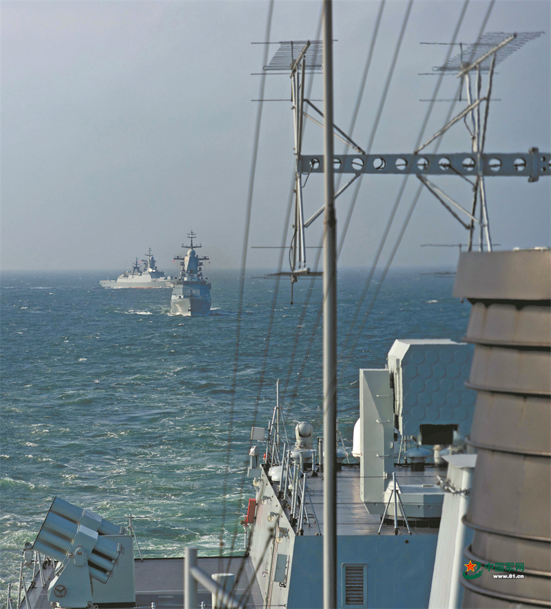 俄罗斯海军舰艇编队访问上海影像