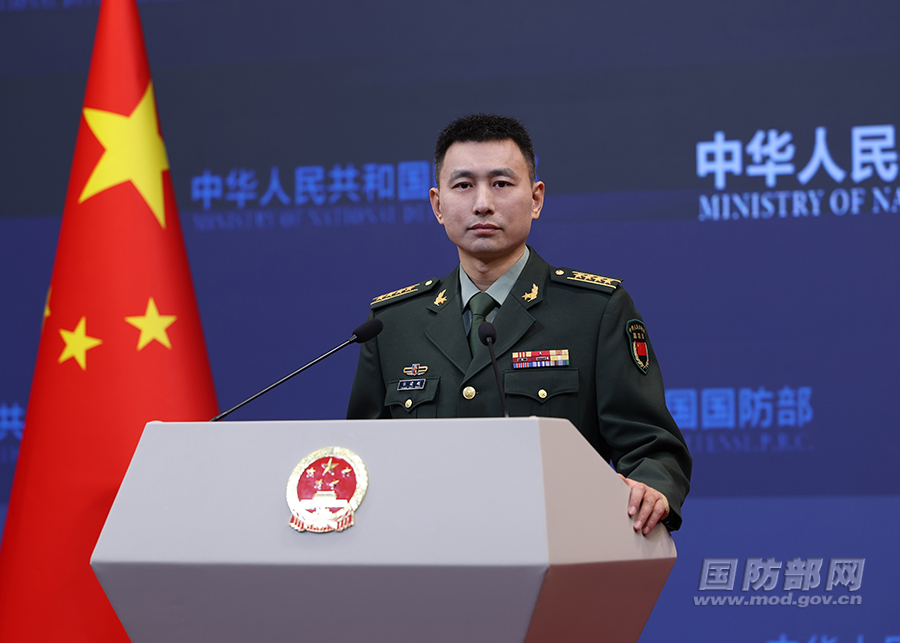 国防部新闻发言人张晓刚就近期涉军问题发布消息