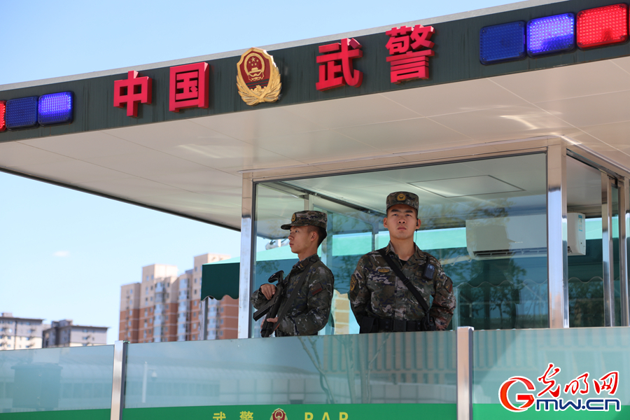 中秋佳节 武警官兵在战位守护团圆