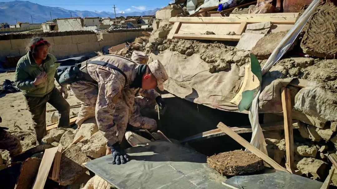 西藏定日县发生6.8级地震，子弟兵紧急驰援！