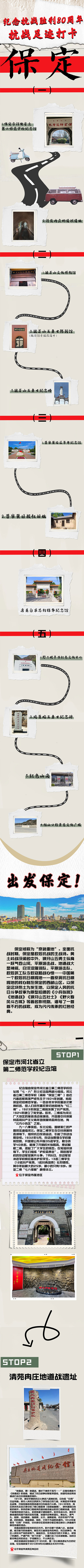 纪念抗战胜利80周年丨抗战足迹打卡·保定