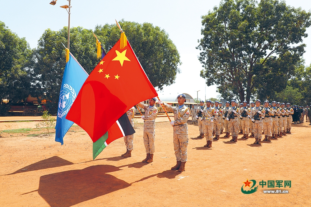 我维和部队参加联合国国际维和人员日纪念活动