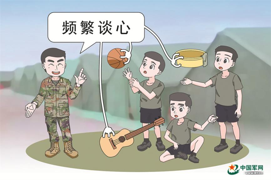 带兵人把握好时机频次，谈心就不会变成战士的