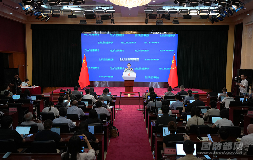 2025年7月国防部例行记者会文字实录