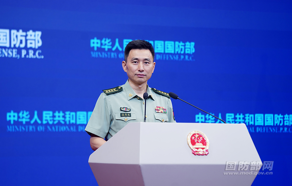 2025年7月国防部例行记者会文字实录