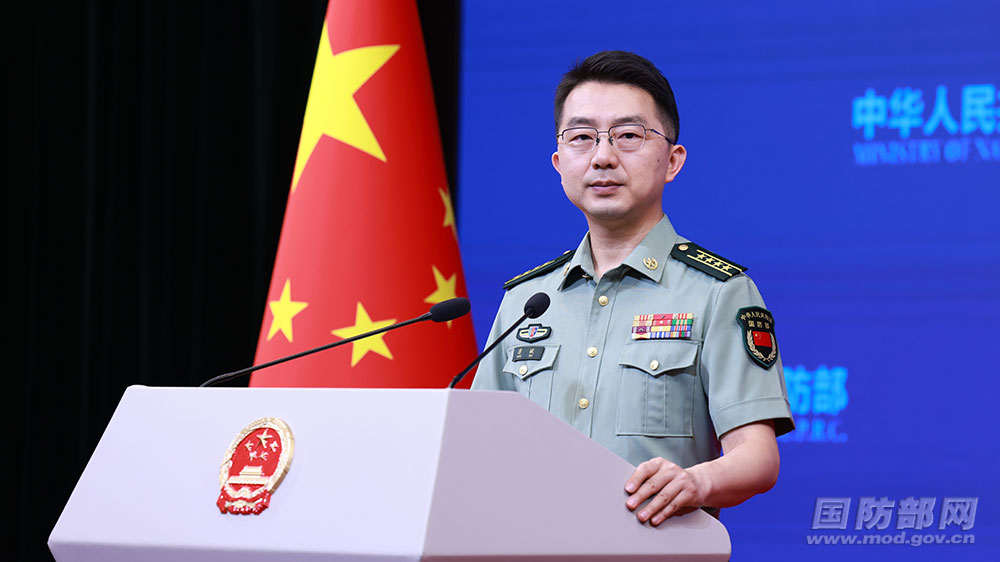 2025年8月上旬国防部例行新闻发布