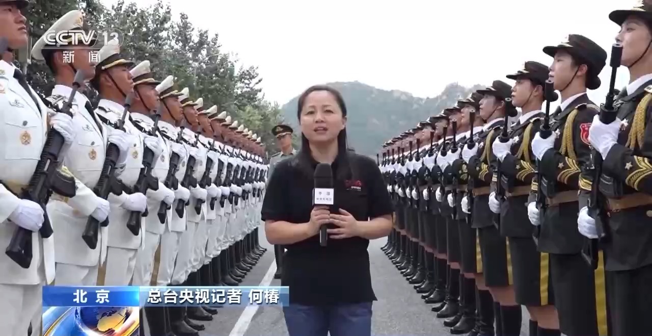 行走的“中国名片”！总台记者探访仪仗方队排练现场