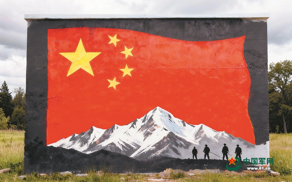 画笔下的边关:民兵护边员用画作记录护边故事