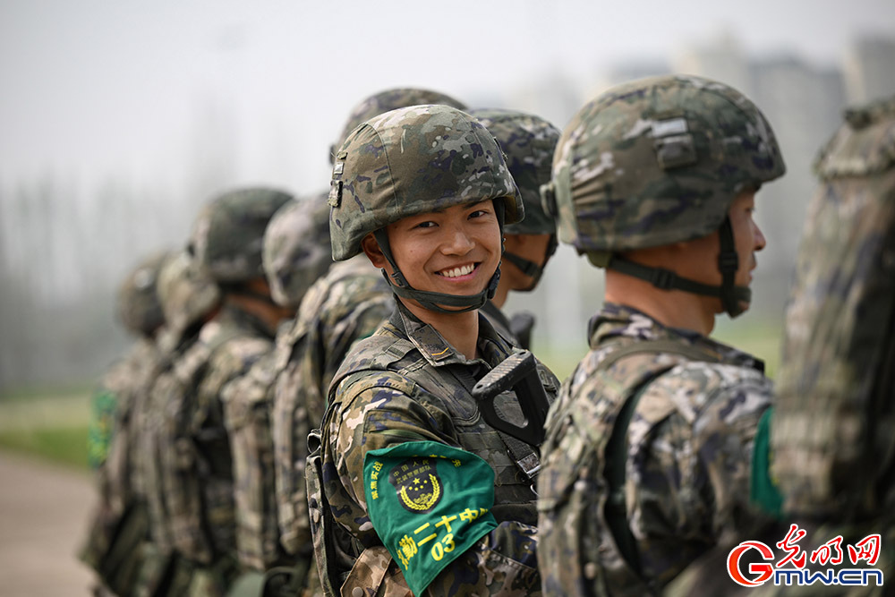 武警安徽总队合肥支队：沙场砺尖兵