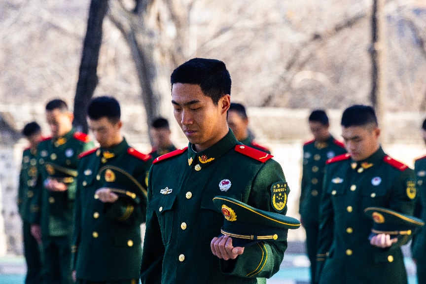 清明祭英烈 薪火永相传丨武警第一机动总队某支队官兵缅怀先烈铸忠诚