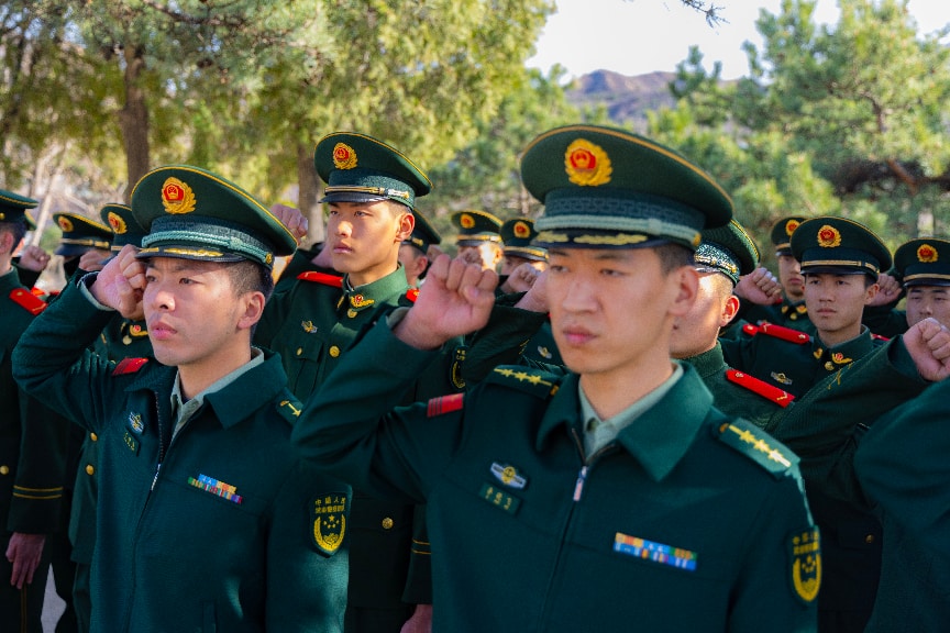 清明祭英烈 薪火永相传丨武警第一机动总队某支队官兵缅怀先烈铸忠诚