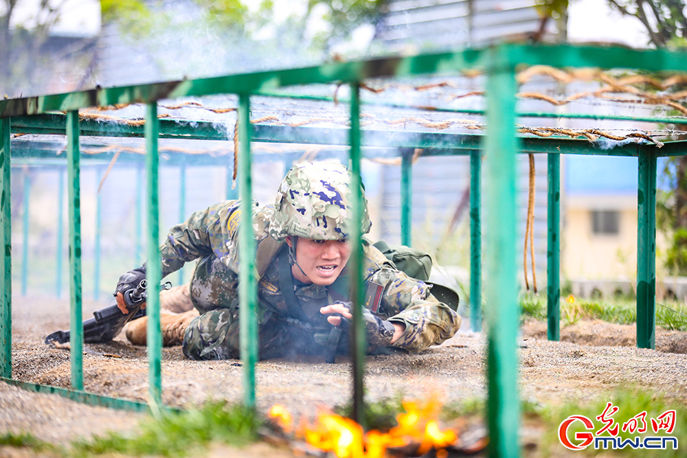 竞技淬精兵 武警昭通支队群众性练兵比武热血开赛