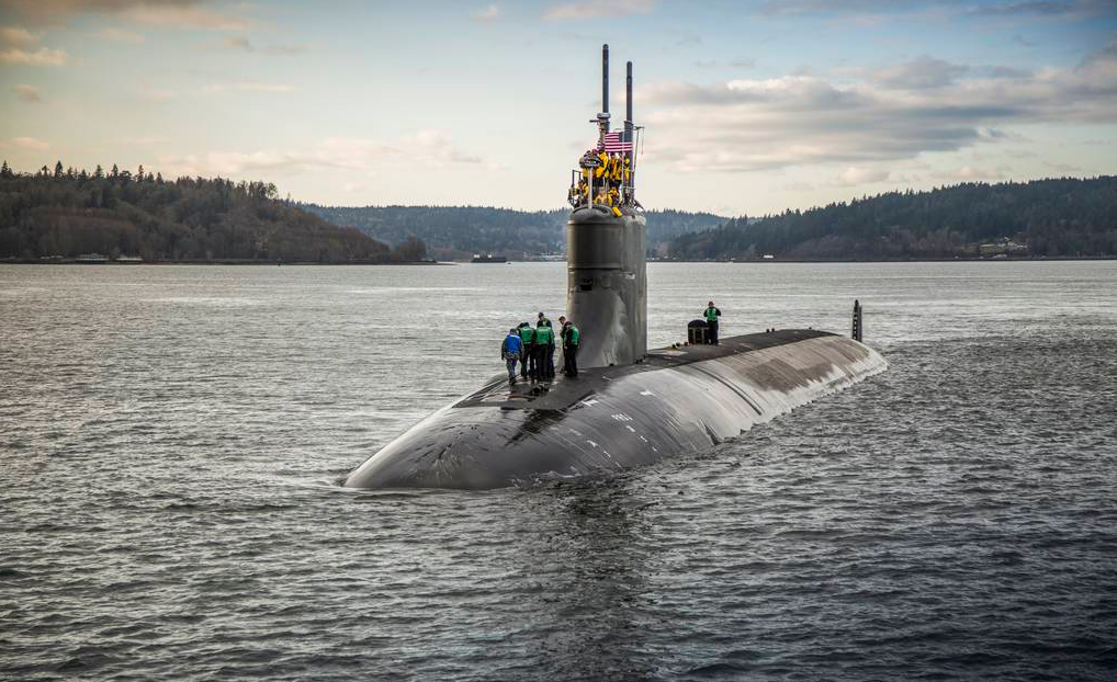 美媒：“康涅狄格”号潜艇依靠自身动力驶离关岛 损伤仅在潜艇前部