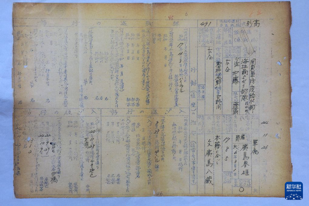 731部队海拉尔支队档案揭露日军掩盖细菌战罪行